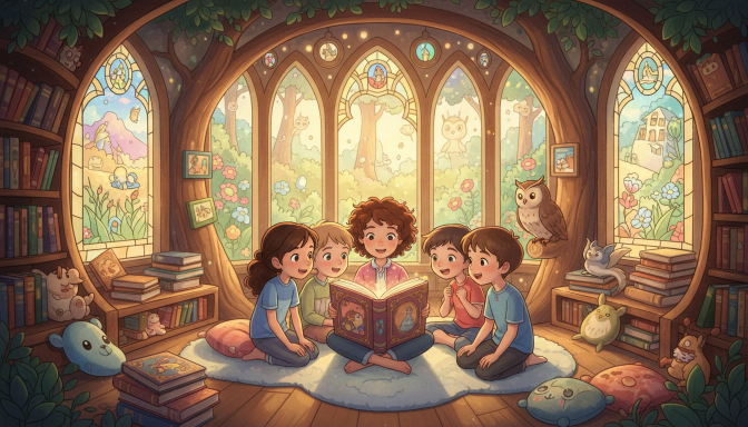 Classic Czech fairy tales for kids: Popelka (Cinderella), Gingerbread House, Princess with the Golden Star illustration